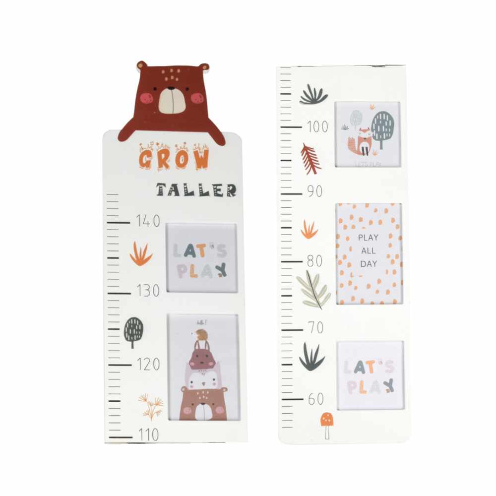 Wooden Wall Growth Chart for a Children's Room