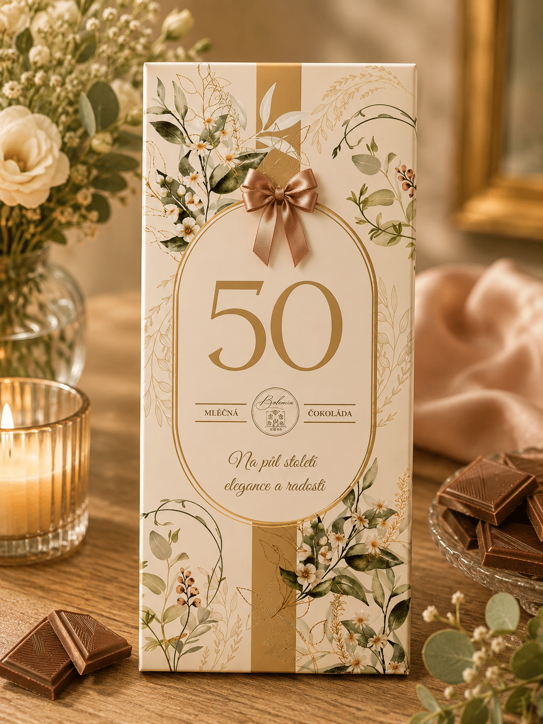 Gift Milk Chocolate for a Woman’s 50th Birthday