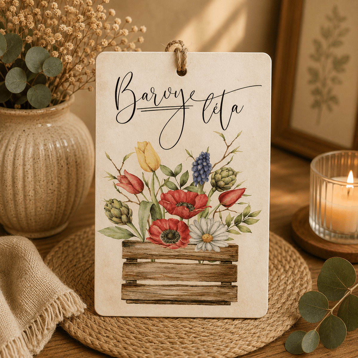 Large Scented Card 10.5 x 16 cm – Colors of Summer