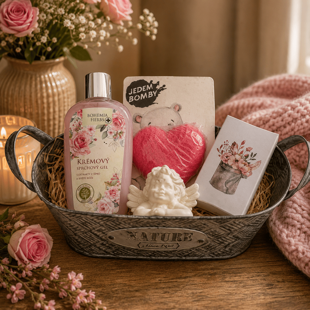 Angelic Tin Gift Box of Love