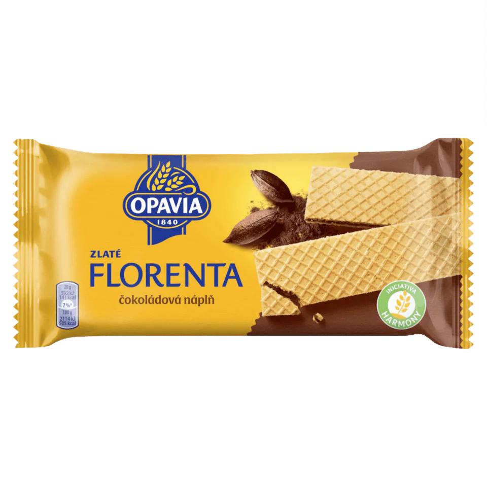Opavia Zlate Florenta Chocolate Wafers / Zlate Florenta cokoladove oplatky