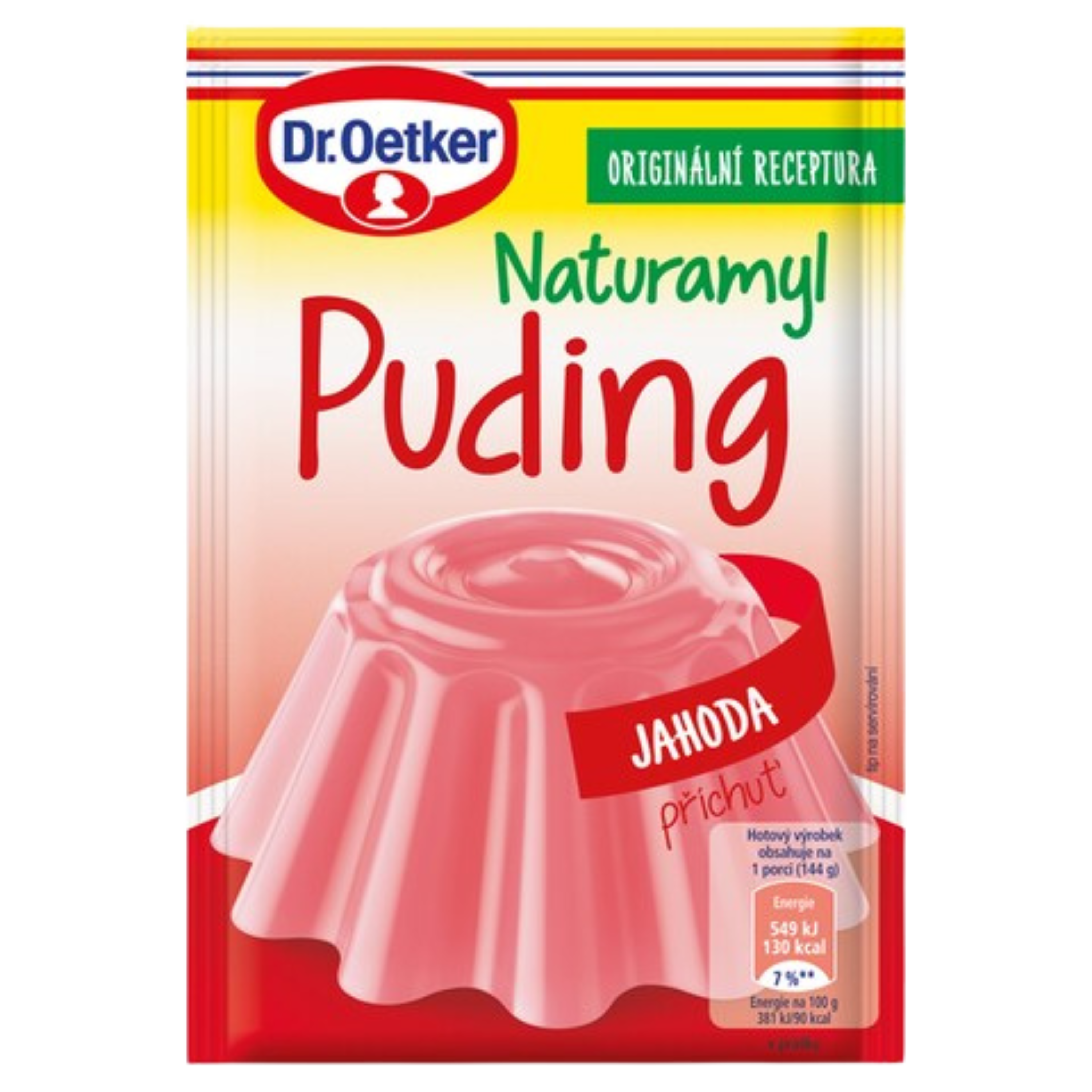 Dr.Oetker Naturamyl Strawberry Pudding / Naturamyl jahodovy pudink