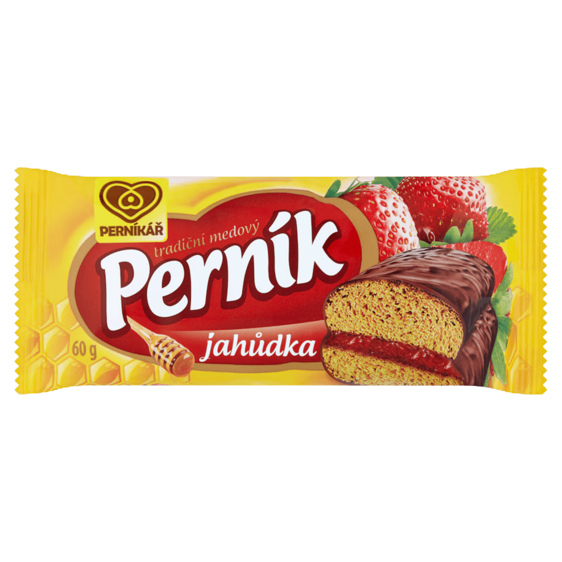 Mokate Pernikar Traditional Honey Gingerbread with Strawberry / Tradicni medovy pernik s jahodovou naplni