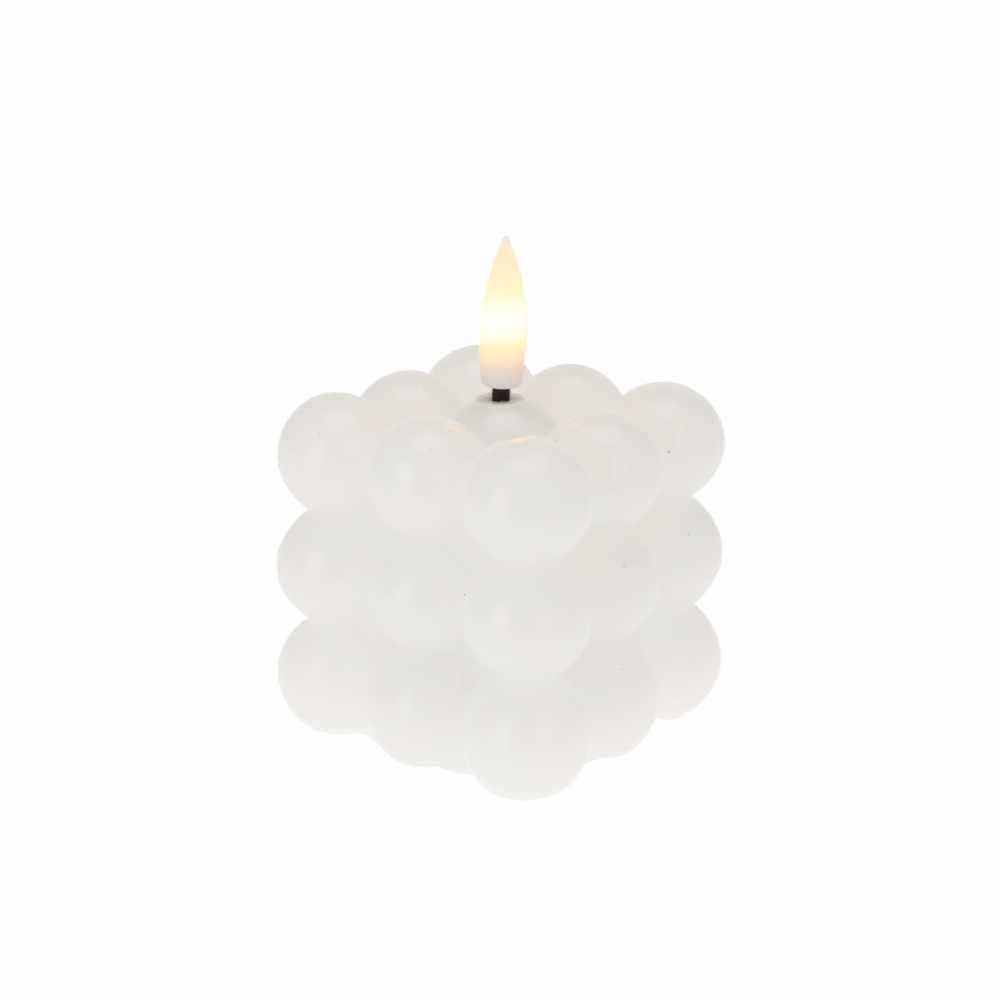LED Bubble Cube Candle