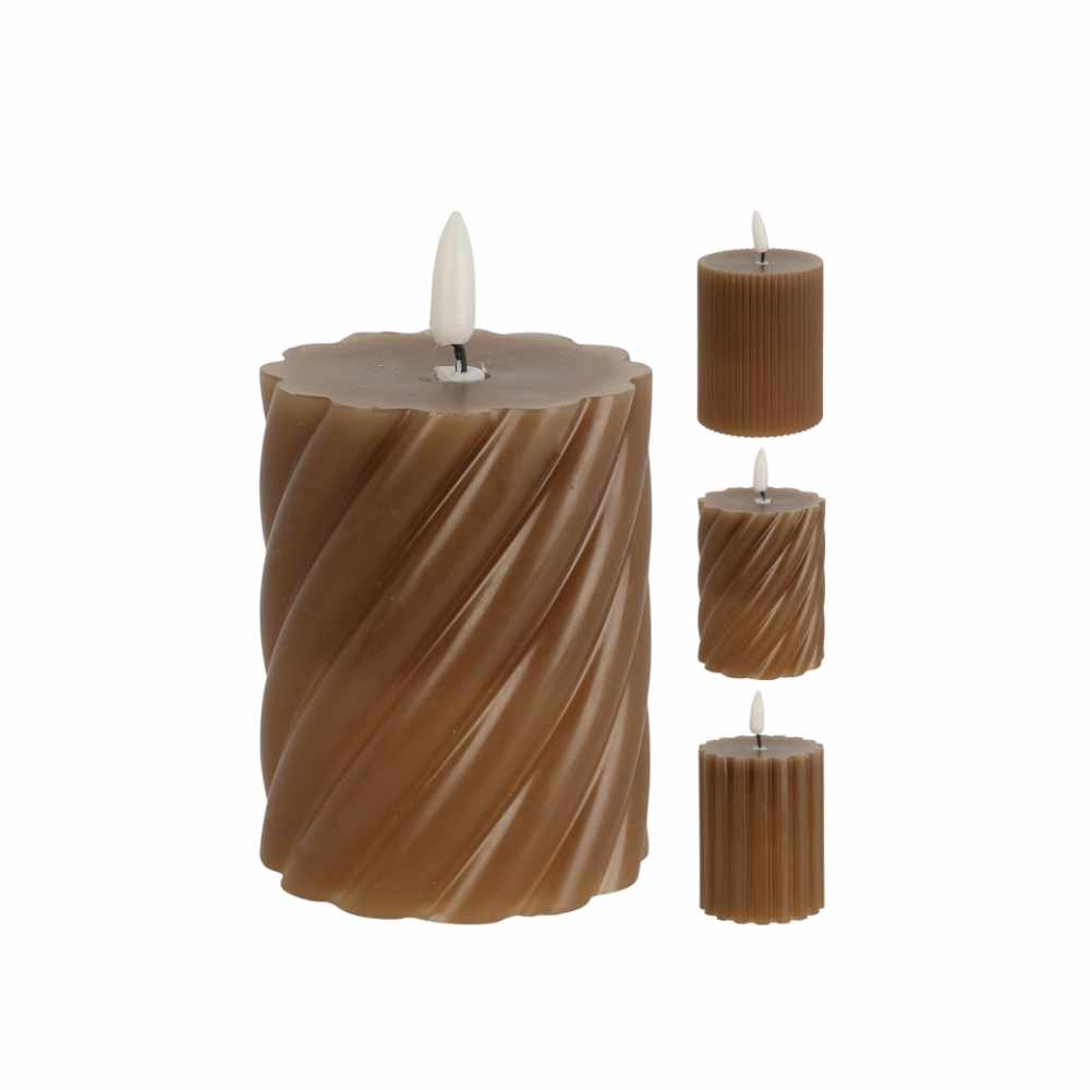 Brown LED Candle