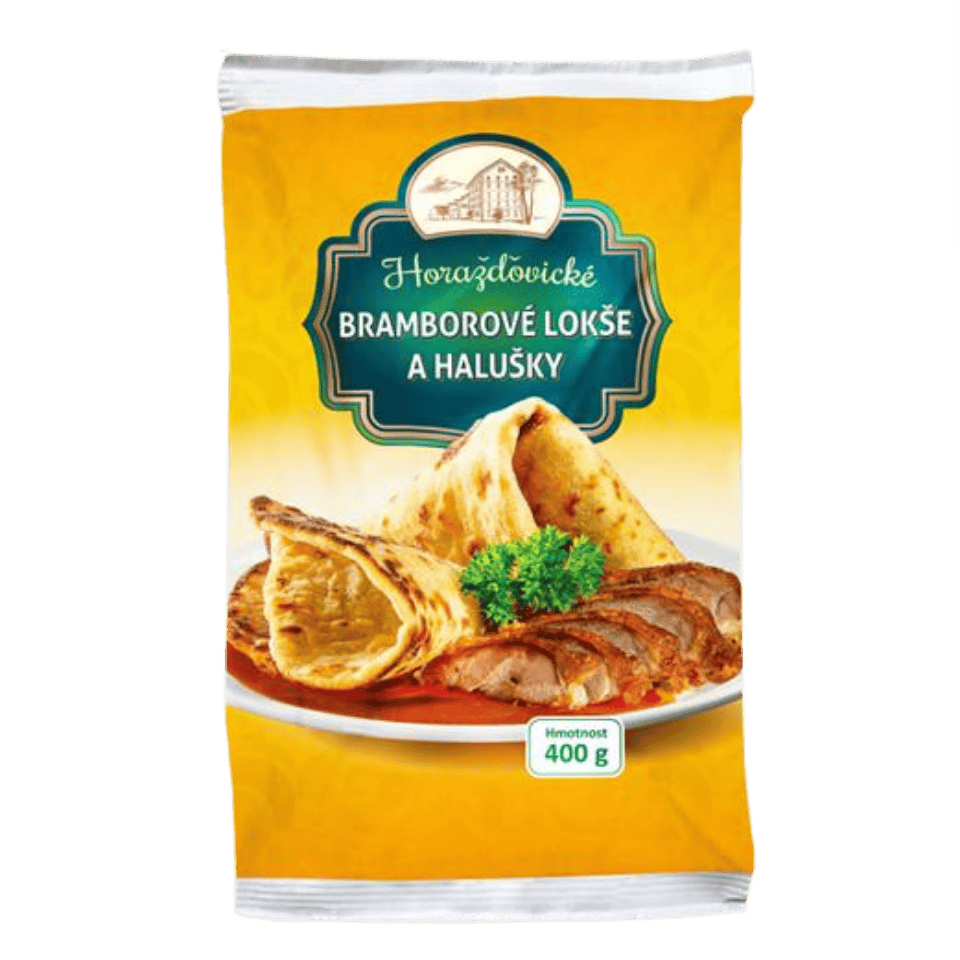 Brabec Mlýn Horazdovice Potato Loaves and Halusky / Horazdovicke bramborove lokse a halusky