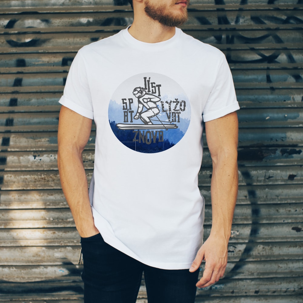 Men's T-shirt – Skier