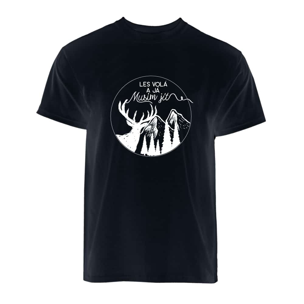 Men's Cotton T-shirt – The Forest Calls and I Must Go