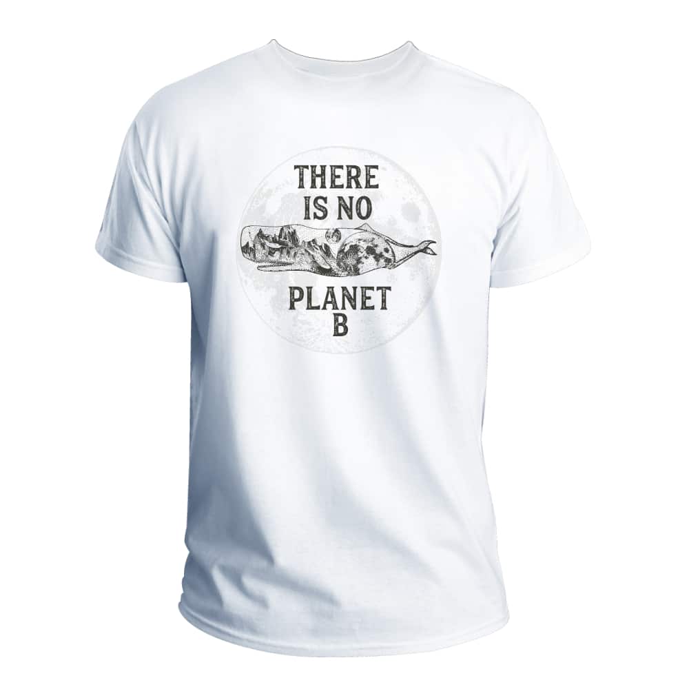 Men's T-shirt with No Planet B Print