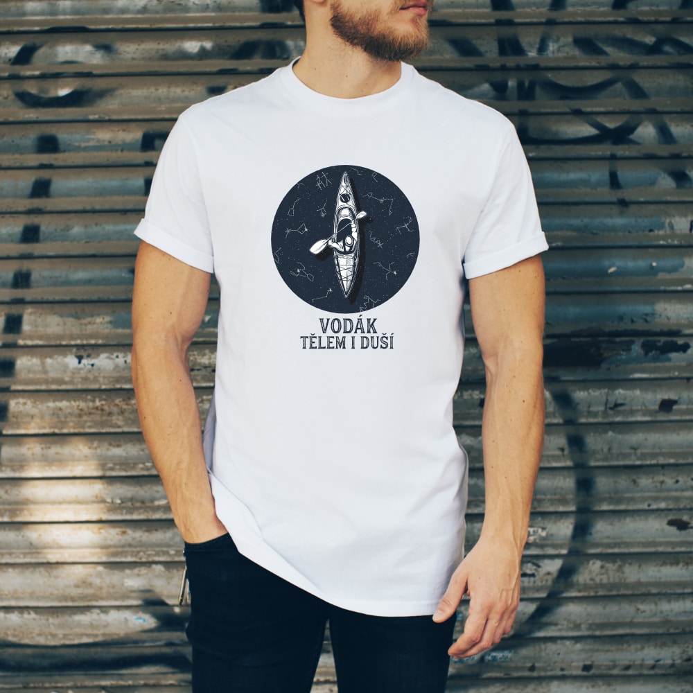 Men's T-shirt with Water Sports Print