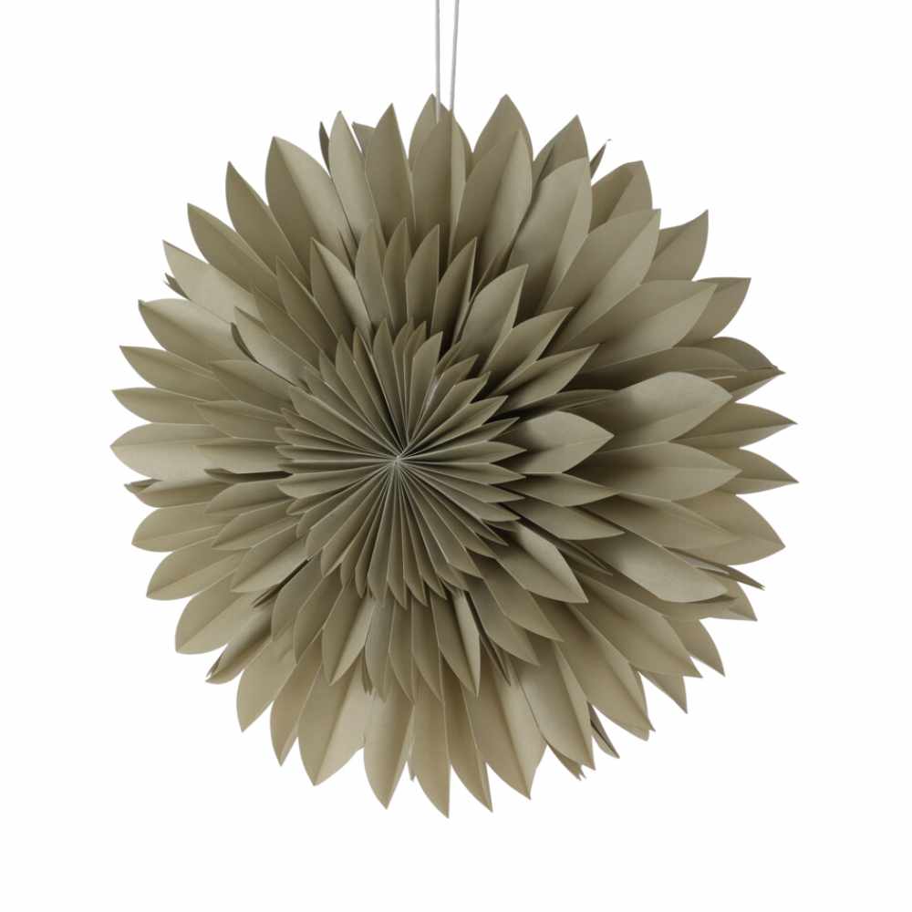Green Hanging Paper Star