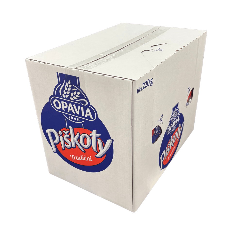 Opavia Classic Sponge Biscuits / Piskoty tradicni Pack of 16 pcs
