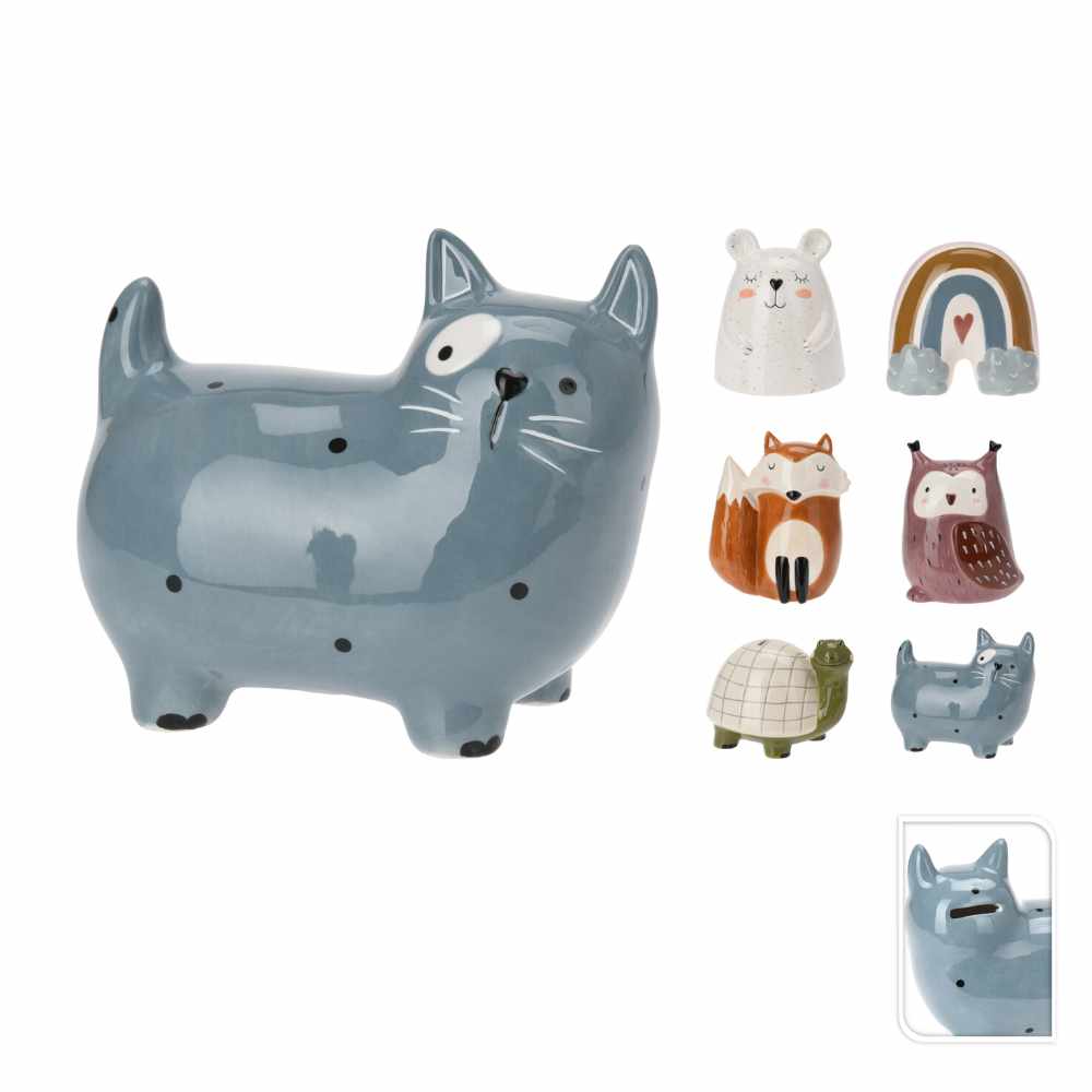 Ceramic Animal-Shaped Money Box