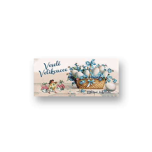 Easter Milk Chocolate Basket with Eggs, 10 g