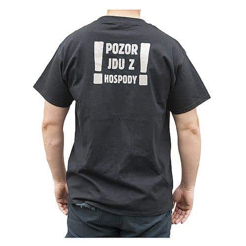 Black Reflective T-shirt – Watch Out, I’m Leaving the Pub