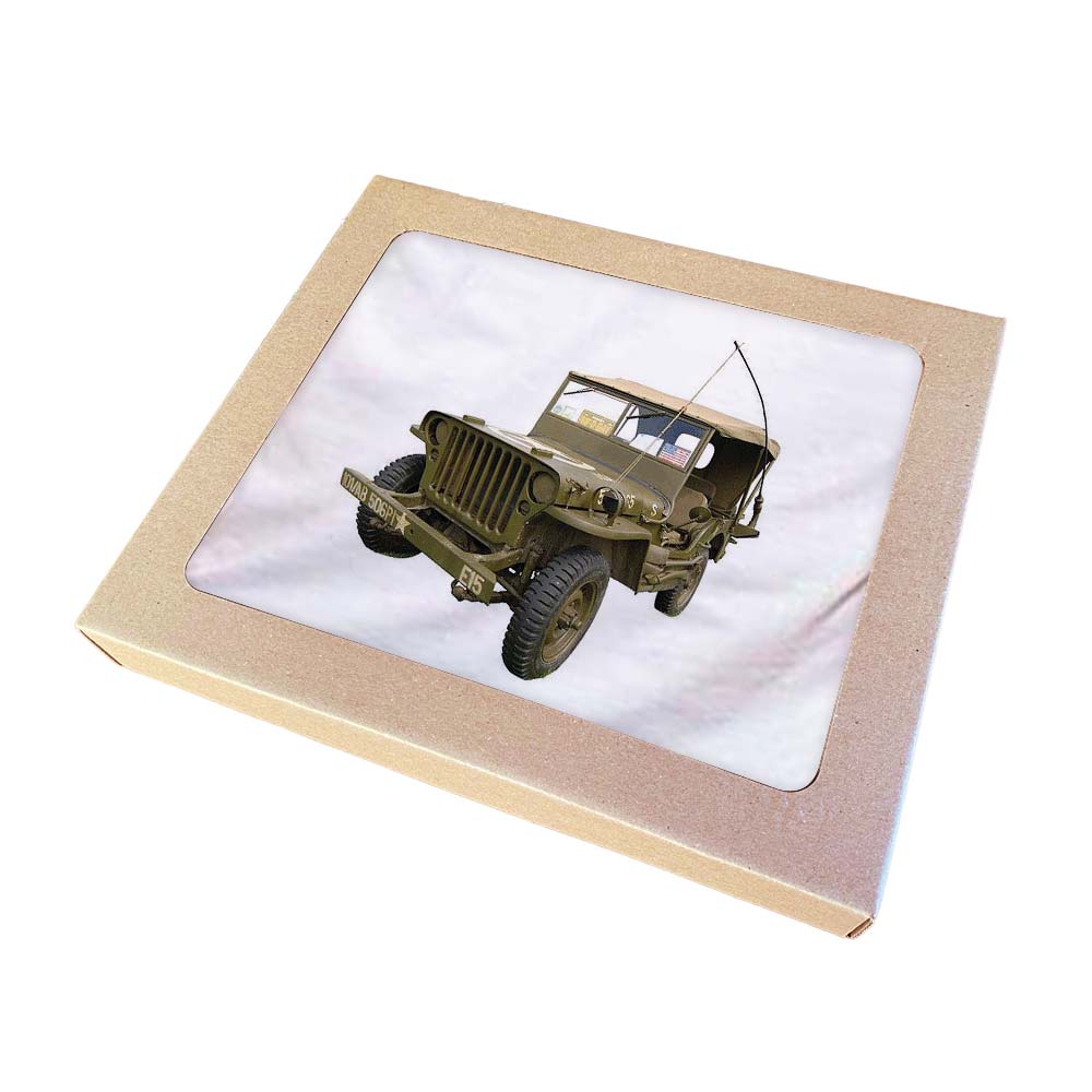 Retro T-shirt with Jeep Willys Print