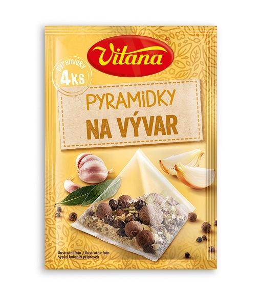 Vitana Pyramids For Broth 4 x 5g / Pyramidky na Vyvar