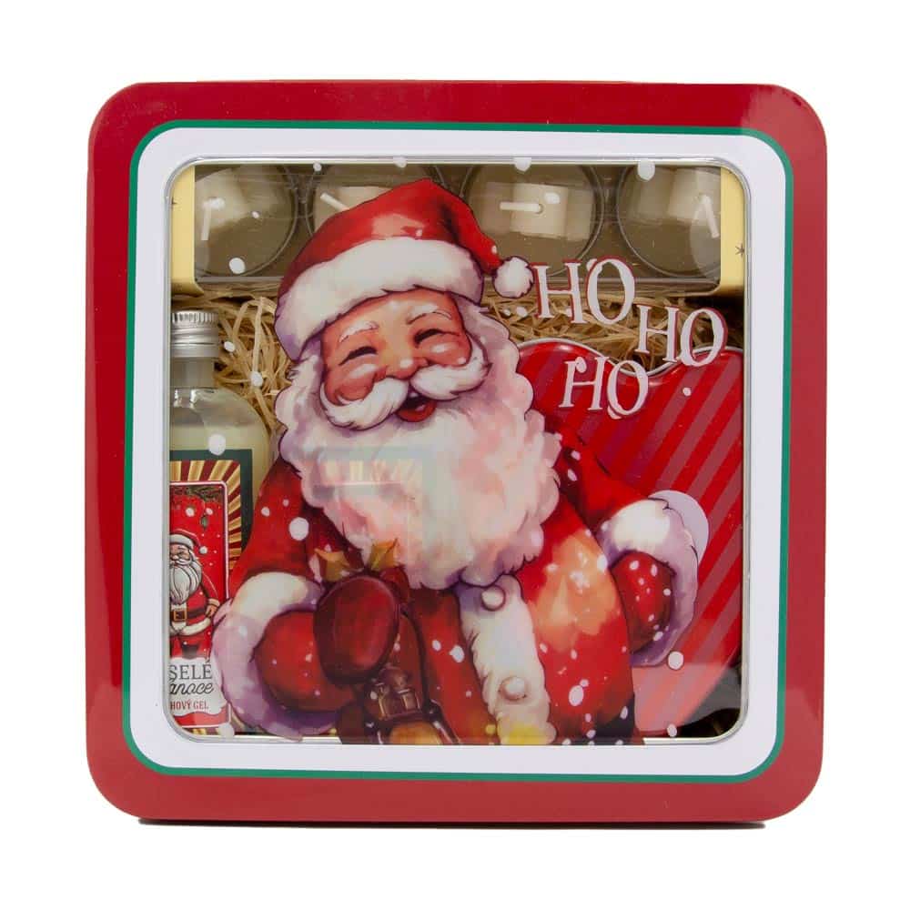 Christmas Gift Set in a Tin Box – Santa