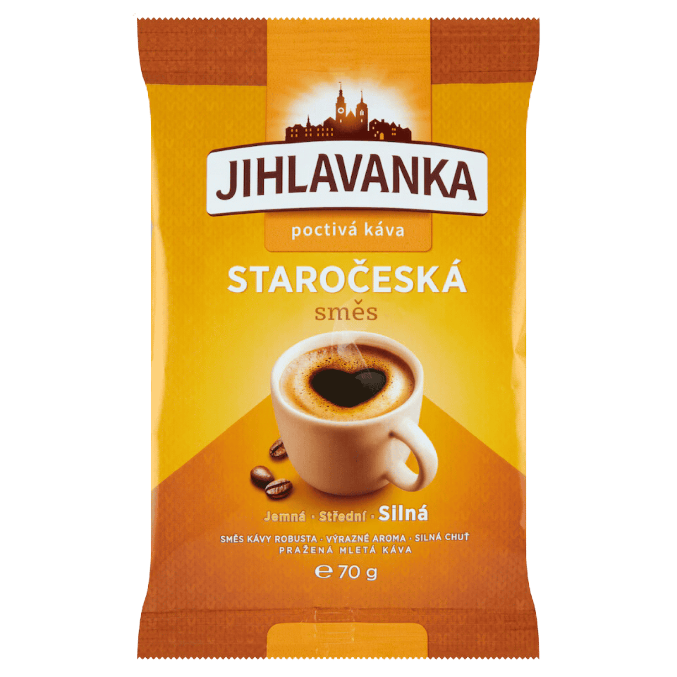 Jihlavanka Staroceska Smes Roasted Ground Coffee 70 g / Staroceska smes mleta kava