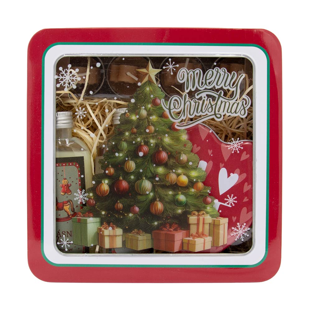 Christmas Gift Set in a Tin Box – Christmas Tree