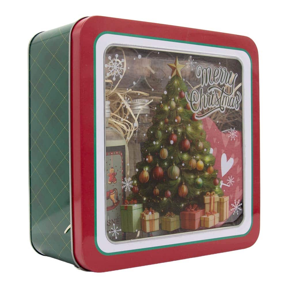 Christmas Gift Set in a Tin Box – Christmas Tree