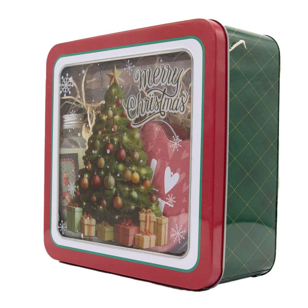 Christmas Gift Set in a Tin Box – Christmas Tree