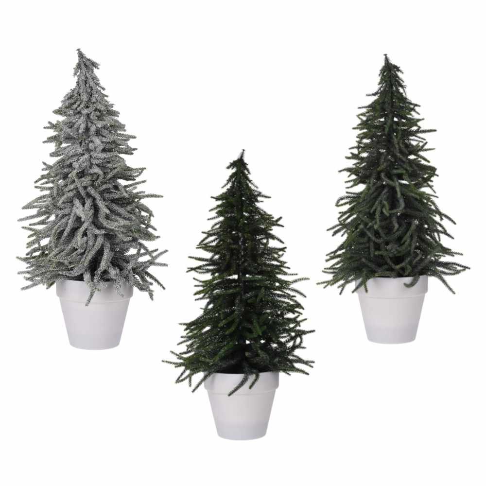 Artificial Christmas Tree in a Pot, 58 cm