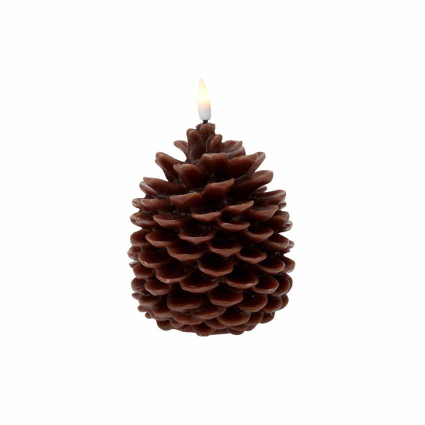 LED Pine Cone Candle