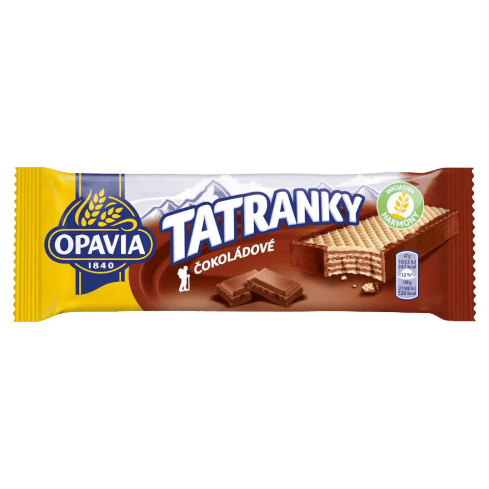 Opavia Tatranky Chocolate Wafers / Tatranky cokoladove