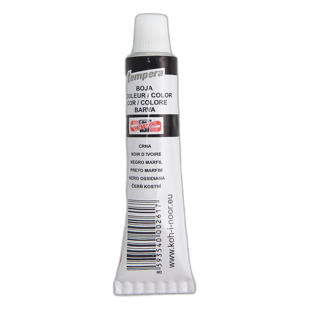 Koh-i-Noor Tempera Paint 16 ml 1700 Bone Black