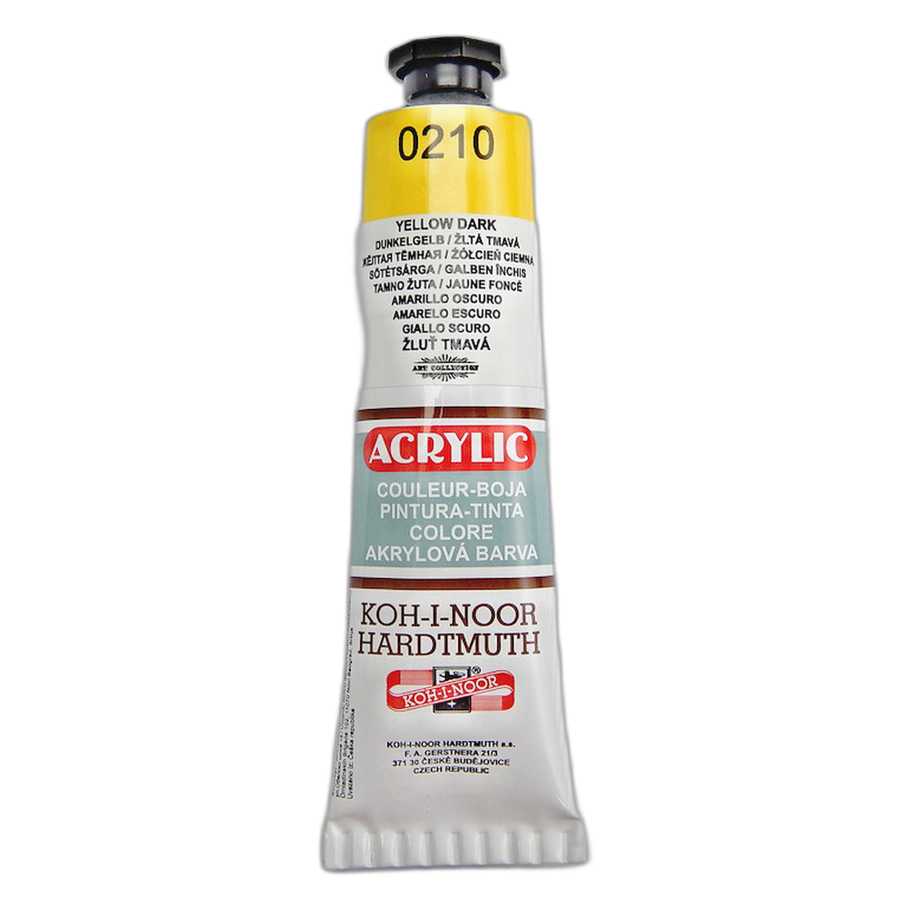 Koh-i-Noor Acrylic Paint 40 ml 0210 Dark Yellow