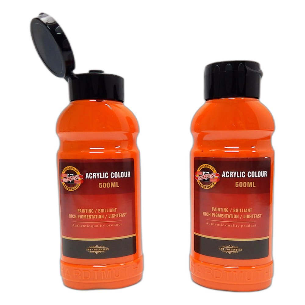 Koh-i-Noor Acrylic Paint 500 ml 0230 Dark Orange