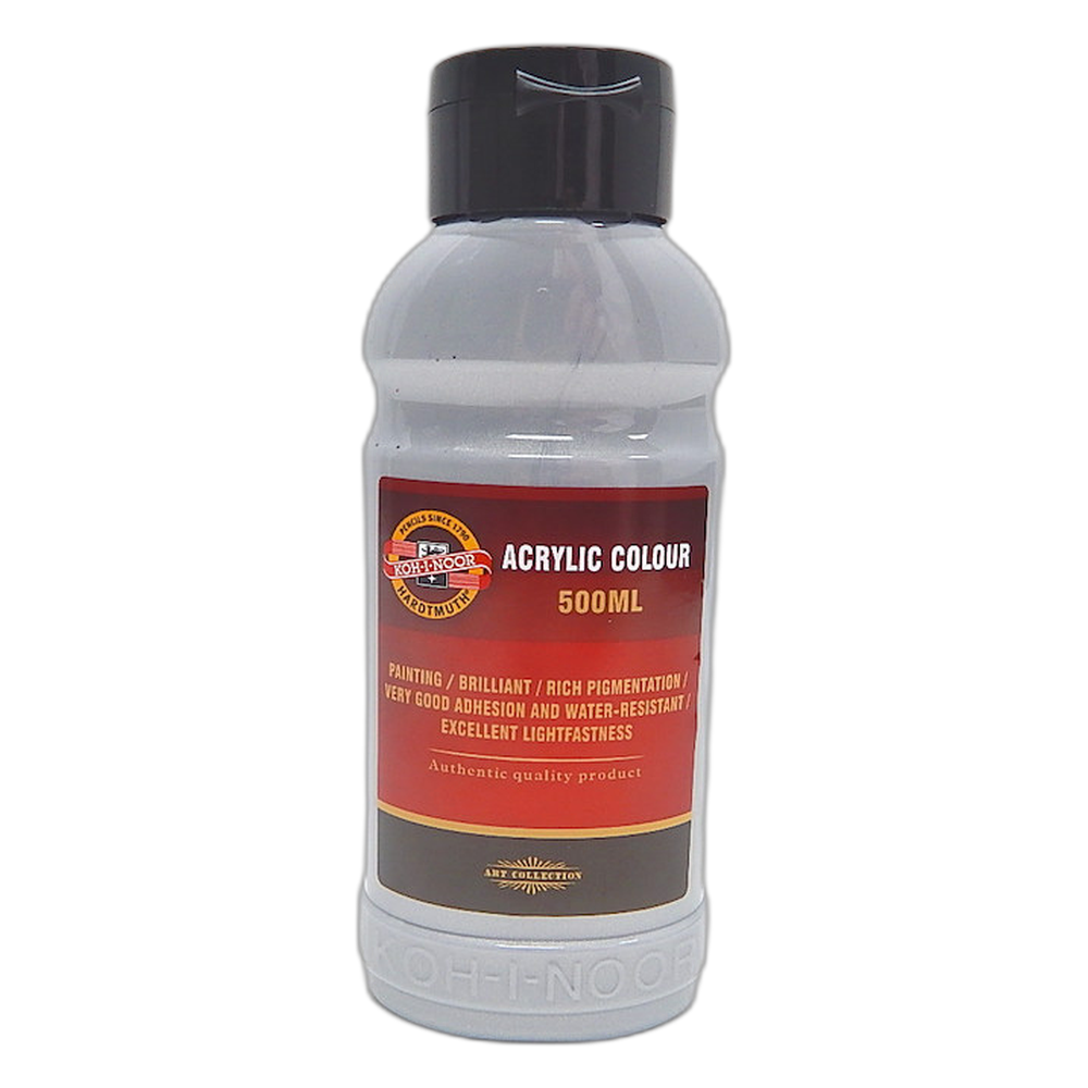 Koh-i-Noor Acrylic Paint 500 ml 0800 Silver
