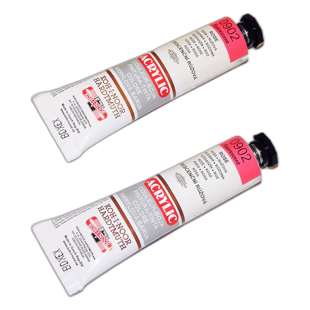 Koh-i-Noor Acrylic Paint 40 ml 0902 Fluorescent Pink
