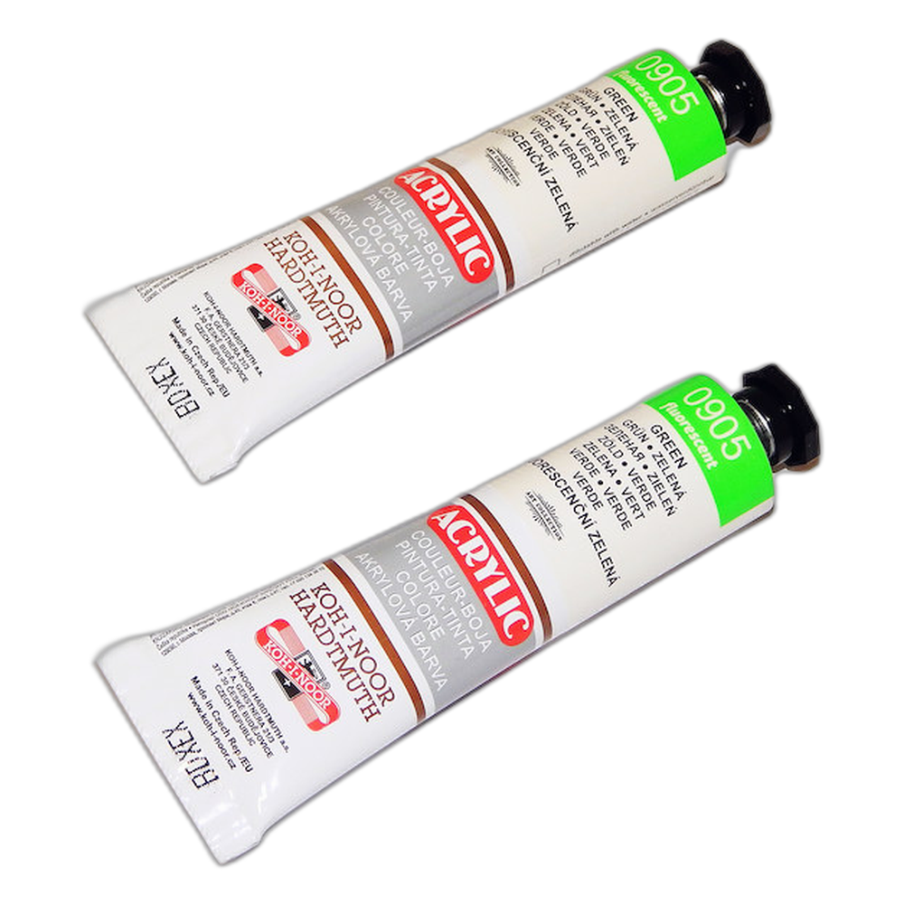 Koh-i-Noor Acrylic Paint 40 ml 0905 Fluorescent Green