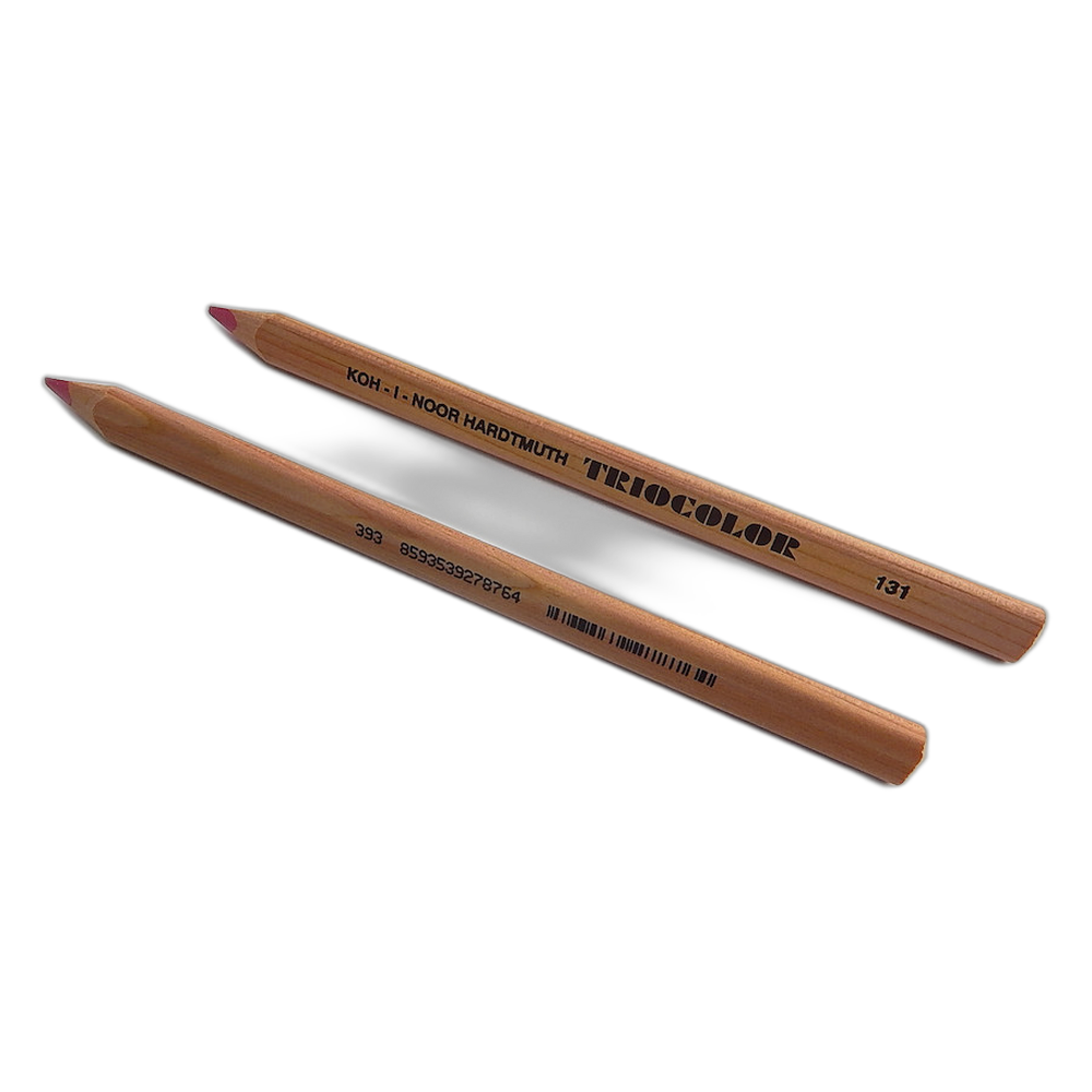 Koh-i-Noor Triocolor 3150 Jumbo Triangular Pencil Natural 131 French Pink
