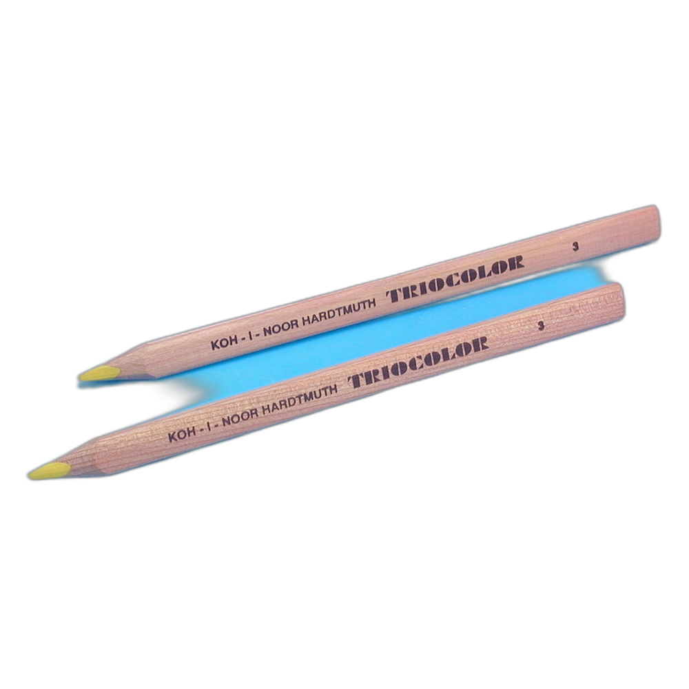 Koh-i-Noor Triocolor 3150 Jumbo Triangular Pencil Natural 03 Light Yellow
