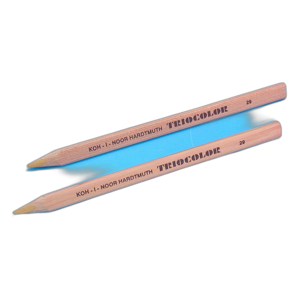 Koh-i-Noor Triocolor 3150 Jumbo Triangular Pencil Natural 29 Dark Ochre