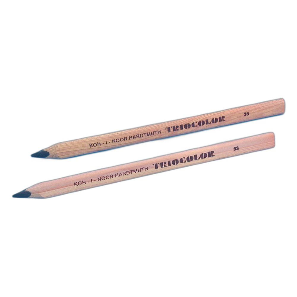 Koh-i-Noor Triocolor 3150 Jumbo Triangular Pencil Natural 33 Dark Brown
