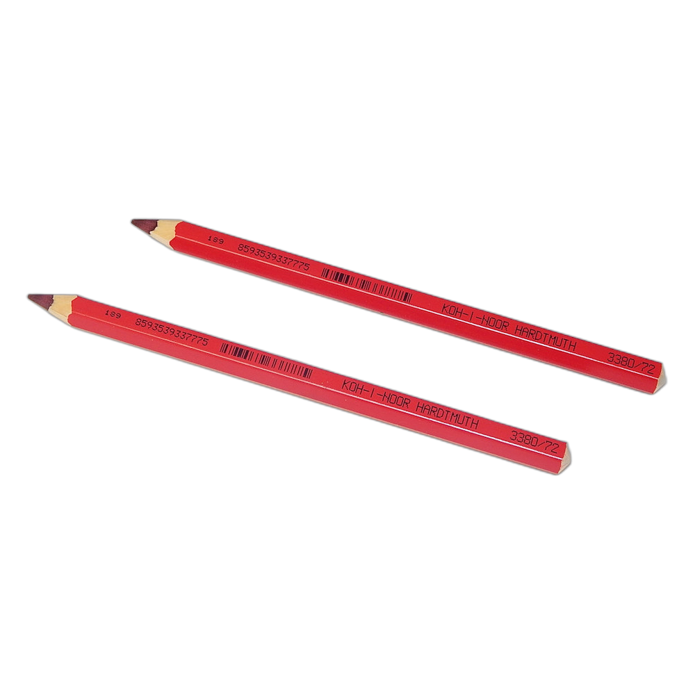 Koh-i-Noor Jumbo 3380 Coloured Pencil OK 10 72 Dark Wine Red