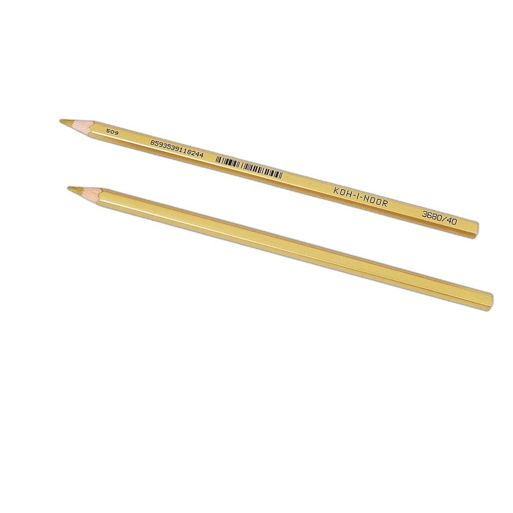 Koh-i-Noor 3680 School Coloured Pencil 40 Gold