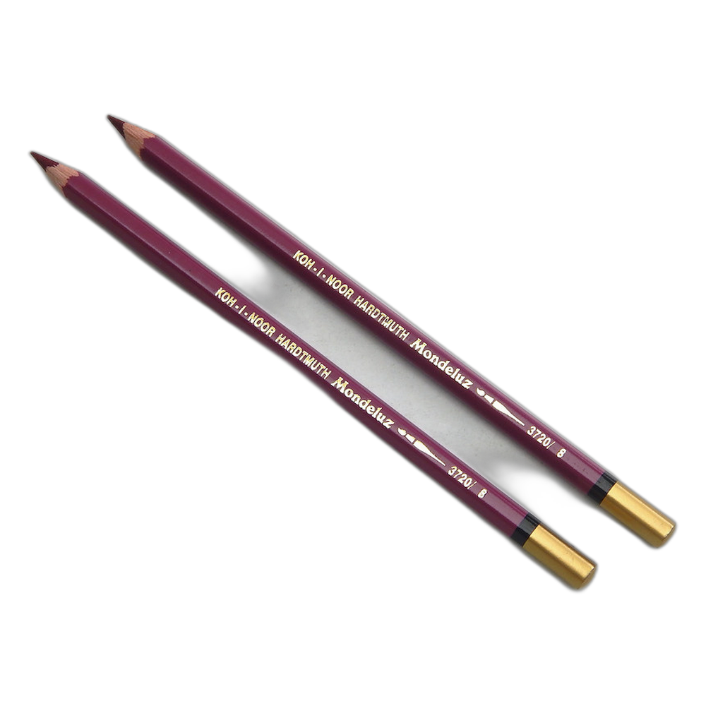 Koh-i-Noor Mondeluz 3720 Aquarell Pencil 08 Bordeaux Red