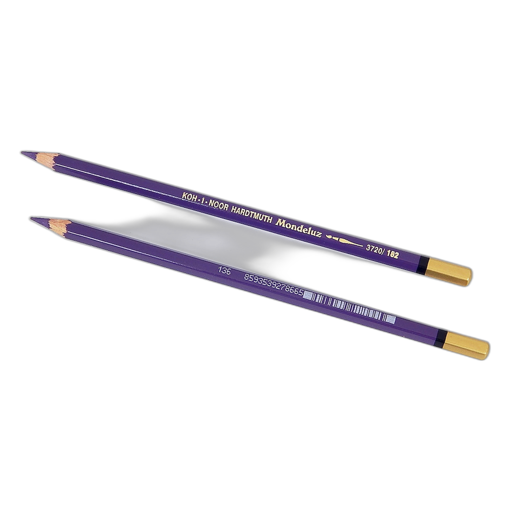 Koh-i-Noor Mondeluz 3720 Aquarell Pencil 182 Dark Violet 2