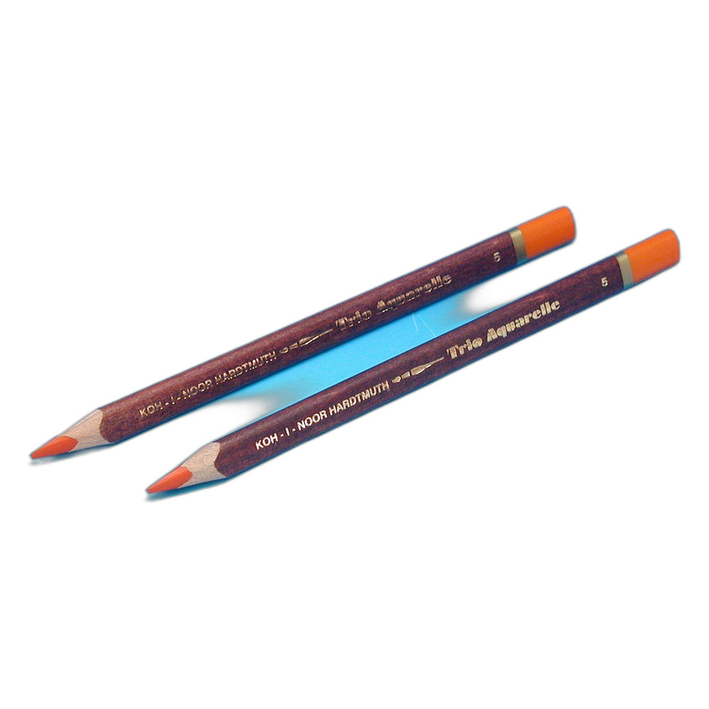 Koh-i-Noor Triocolor 3760 Aquarell Triangular Pencil 05 Orange