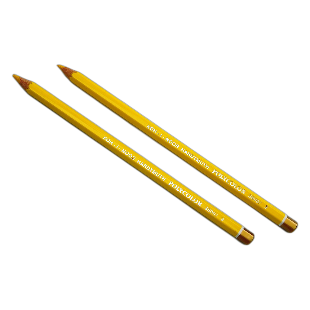Koh-i-Noor Polycolor 3800 Artist Coloured Pencil 03 Yellow