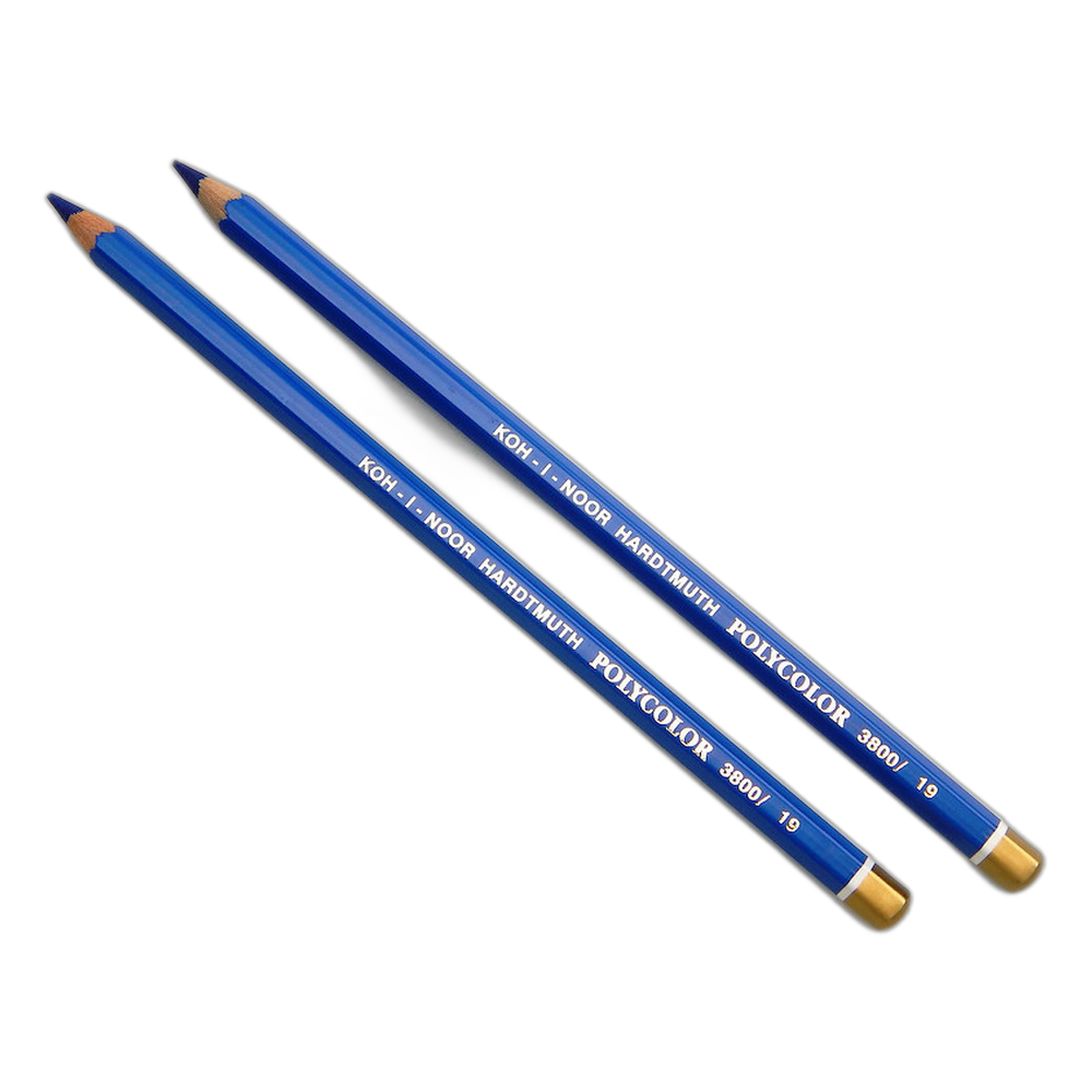 Koh-i-Noor Polycolor 3800 Artist Coloured Pencil 19 Dark Blue