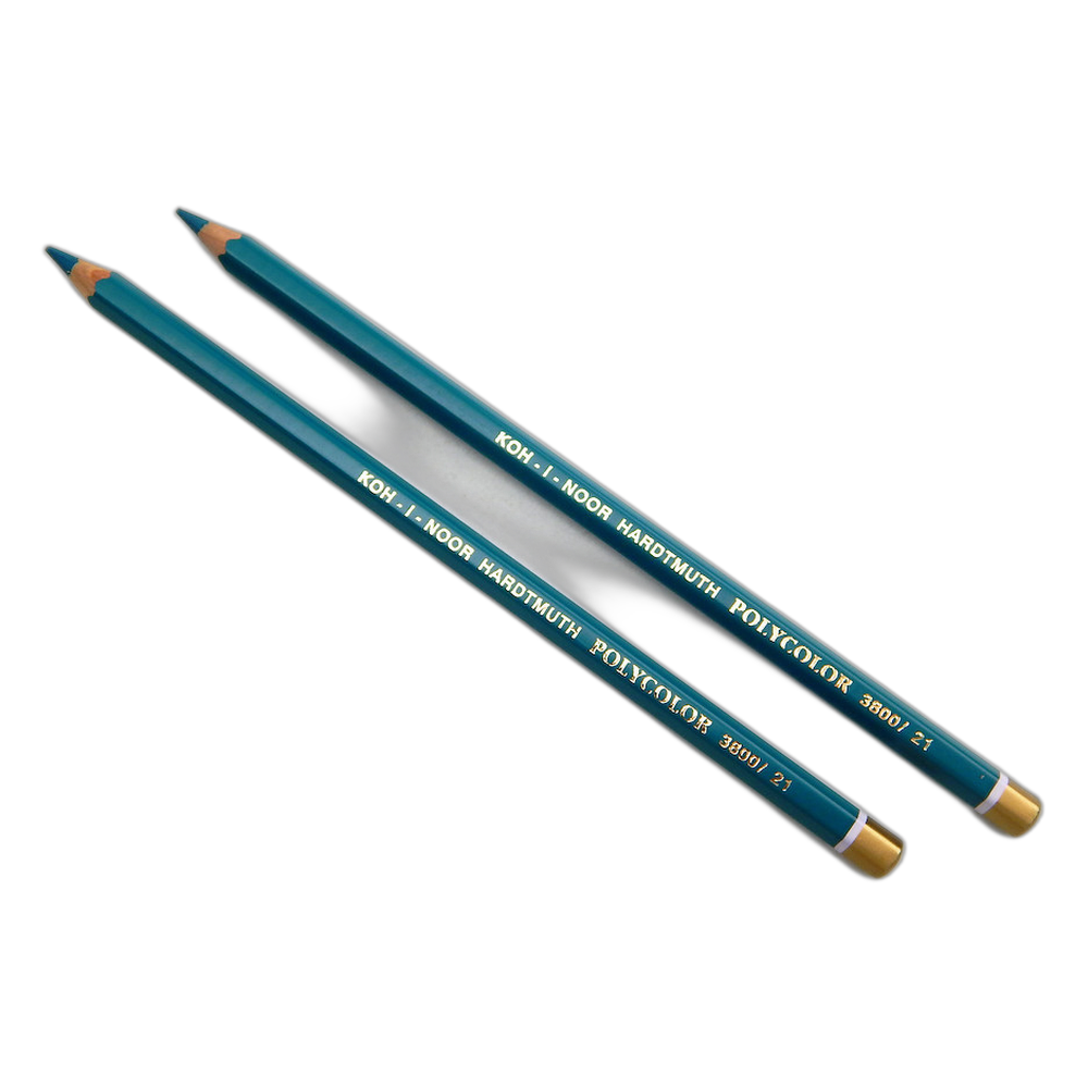 Koh-i-Noor Polycolor 3800 Artist Coloured Pencil 21 Blue Green
