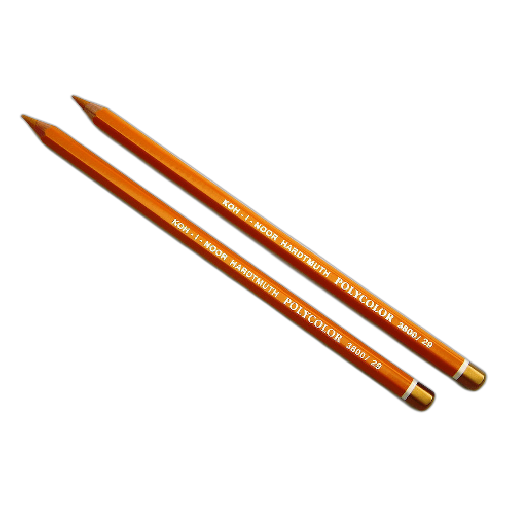 Koh-i-Noor Polycolor 3800 Artist Coloured Pencil 29 Dark Ochre
