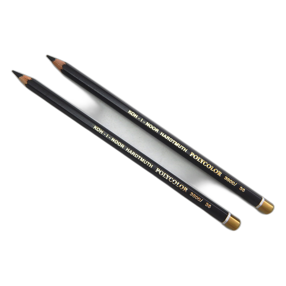 Koh-i-Noor Polycolor 3800 Artist Coloured Pencil 36 Black