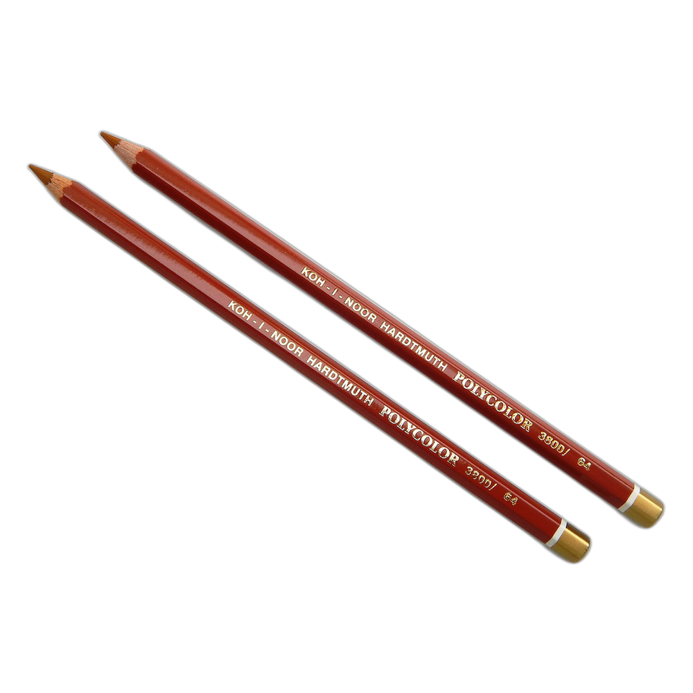 Koh-i-Noor Polycolor 3800 Artist Coloured Pencil 64 Burnt Ochre